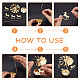 2 Sets 2 Style Iron Rotating Merry-Go-Round/Snowflake Tealight Candle Holder(DJEW-FG0001-31)-3