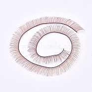 Doll Eyelashes Strips, Doll Eye Make Up Accessory, for Doll DIY Craft Making, Peru, 195~200x8mm(DIY-WH0166-07C)