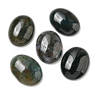 Natural Indian Agate Cabochons, Oval, 30x21.5~22x5~8.5mm(G-C115-01B-45)