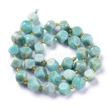 Natural Amazonite Beads Strands(G-A030-B12-10mm)-2