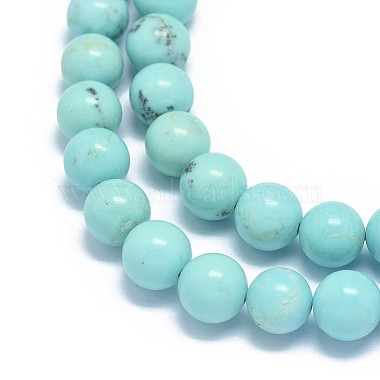 Natural Howlite Beads Strands(X-G-F604-04-10mm)-3