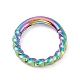 Twisted Ring Hoop Earrings for Girl Women(STAS-D453-01M-01)-1