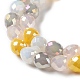 Electroplated Glass Beads Strands(GLAA-B013-01B)-4