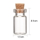 Glass Wishing Bottle Bead Containers(CON-Q014)-3