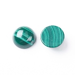 Natural Malachite Cabochons, Half Round/Dome, 10x4~4.5mm(G-E557-06C)