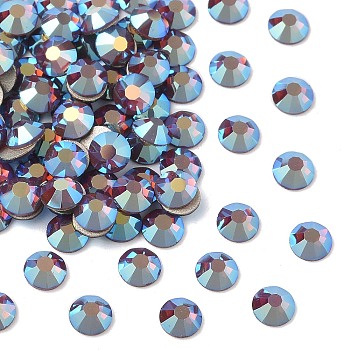 Preciosa&reg MAXIMA Crystal No Hotfix Flatback Stones, Czech Crystal, Dura Foiling, Round(438 11 615 Chaton Rose), 21110 200 Amethyst Opal AB, SS6(1.9~2.1mm)