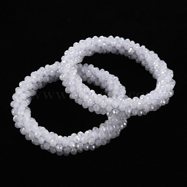 WhiteSmoke Glass Bracelets