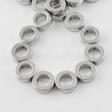 10mm Donut Non-magnetic Hematite Beads