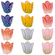 benecreat 12pcs 6 perles en plastique de couleurs(KY-BC0001-27)-1