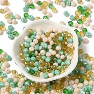 Glass Beads, Faceted, Rondelle, Medium Sea Green, 6x5mm, Hole: 1mm, about 2360pcs/500g(EGLA-A034-LM6mm-51)