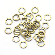 Brass Linking Rings, Ring, Lead Free & Cadmium Free & Nickel Free, Raw(Unplated), 6x1mm, Inner Diameter: 4mm(KK-J270-82C-6mm-RS)