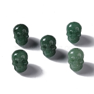 Natural Green Aventurine Beads, Skull, 13x10x11.5mm, Hole: 1mm(G-I352-08B)