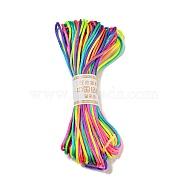Polyester Embroidery Floss, Cross Stitch Threads, Colorful, 2.5mm, 20m/bundle(OCOR-C005-03B)