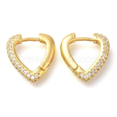 Clear Heart Cubic Zirconia Earrings