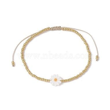 Gold Flower Shell Bracelets