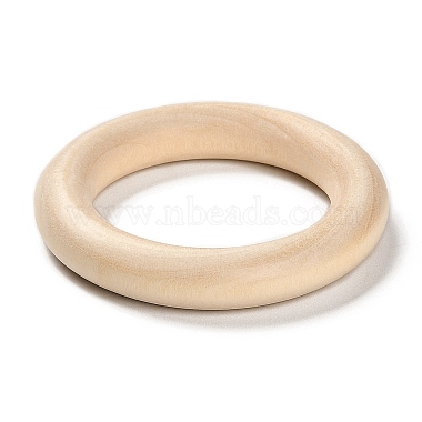Unfinished Wood Linking Rings(WOOD-F002-02G)-2