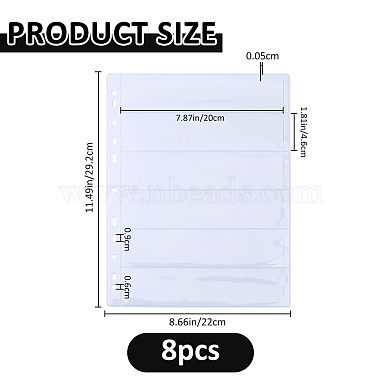 Sachets d'&eacute;chantillons en PVC &agrave; 1 compartiment(AJEW-WH0871-06C)-2