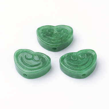 18mm Heart Other Jade Beads