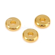 Brass Spacer Beads, Long-Lasting Plated, Flat Round, Golden, 6x1.7mm, Hole: 1.8mm(KK-D160-23G)