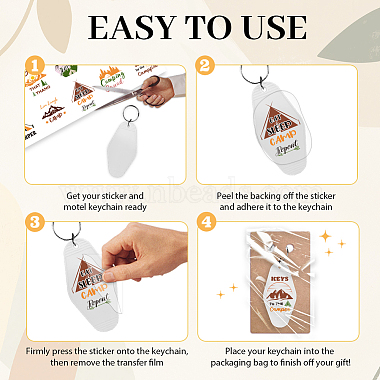 Rhombus DIY Keychain Making Kits(DIY-GO0002-58A)-4