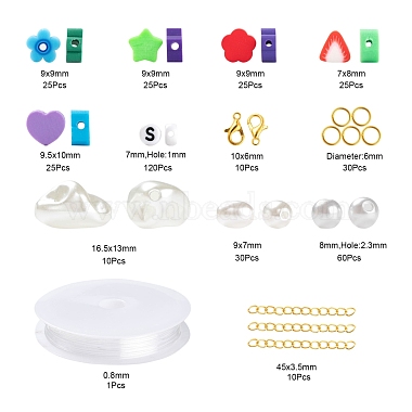 Kits de fabrication de bijoux de bracelet de bricolage(DIY-FS0001-20)-3