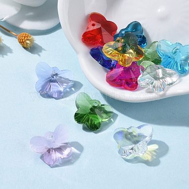 72Pcs 12 Colors Birthstone Charms Glass Pendants(RGLA-ZZ0001-03-12x15mm)-5
