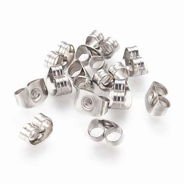 Stainless Steel Color 316 Surgical Stainless Steel Ear Nuts