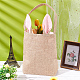 Easter Theme Jute & Cloth Rabbit Ear Gift Bags(ABAG-WH0025-07A)-6