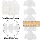 gorgecraft 3 ヤード刺繍フラワーポリエステルレーストリム(OCOR-GF0002-53)-2