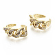Brass Micro Pave Clear Cubic Zirconia Cuff Rings(RJEW-S045-035G-NR)-2