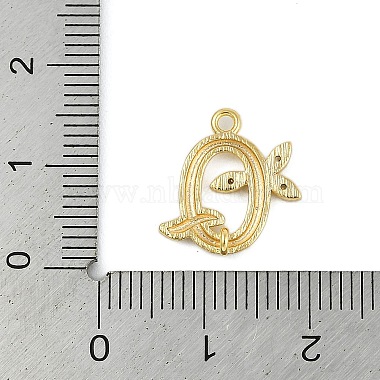 Brass Crystal Rhinestone Letter Links Connector Charms(KK-S395-06G-Q)-3