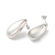 Brass Teardrop Stud Earrings for Women(EJEW-Q024-08P)-2
