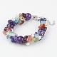 Gemstone Beaded Chakra Bracelets(BJEW-JB02568)-1