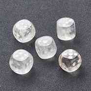 Natural Quartz Crystal Cabochons, Rock Crystal Cabochons, Dice, 15x15x15mm(X-G-M378-02M)