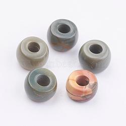 Natural Picasso Stone/Picasso Jasper Beads, Rondelle, 8x5~6mm, Hole: 3mm(G-K216-04A)