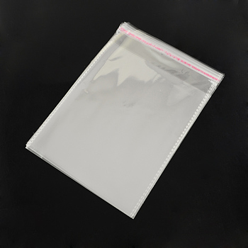 OPP Cellophane Bags, Rectangle, Clear, 19.5x14cm, Unilateral Thickness: 0.035mm