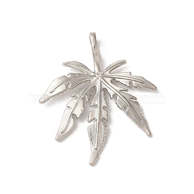 Platinum Leaf Alloy Pendants
