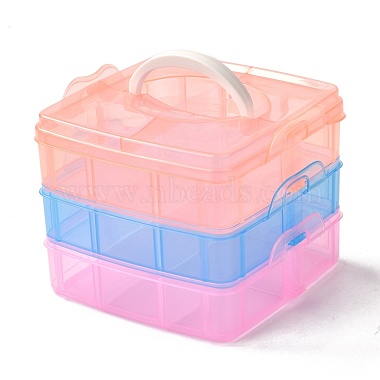 Rectangle Portable PP Plastic Detachable Storage Box(CON-D007-02C)-2