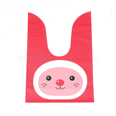 Kawaii Bunny Plastic Candy Bags(X-ABAG-Q051B-17)-3