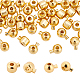 CHGCRAFT 40Pcs 2 Style Rack Plating Brass Beads(KK-CA0003-28)-1