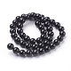 Natural Obsidian Beads Strands(G-G099-8mm-24)-2