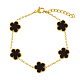 Acrylic Flower Link Chain Bracelet(XT3040-1)-1