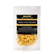 Hard Wax Beans, Body Hair Removal, Depilatory Hot Film Wax, Gold, 16.5x10cm, net weight: 100g/bag(MRMJ-Q013-145A)