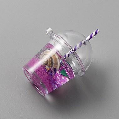 光るプラスチックカップのペンダント(KY-WH0045-42F)-2