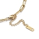 201 Stainless Steel Cable & Paperclip Chains Double Layer Necklaces(NJEW-D055-06G)-5