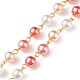 Handmade Glass Pearl Beaded Chain(AJEW-JB01134-04)-3
