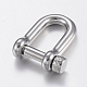 304 Stainless Steel D-Ring Anchor Shackle Clasps(STAS-H447-02P)-1
