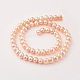 Natural Cultured Freshwater Pearl Beads Strands(PEAR-G007-09)-2