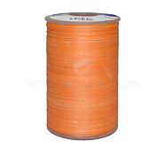 Waxed Polyester Cord, 3-Ply, Coral, 0.45mm, about 59.05 yards(54m)/roll(YC-E006-0.45mm-A05)