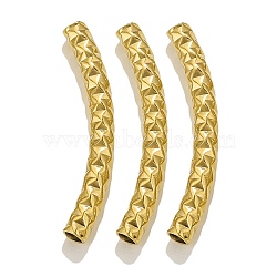 304 Stainless Steel Curved Tube Beads, Golden, 33x20x4mm, Hole: 3mm(STAS-M071-03I-G)